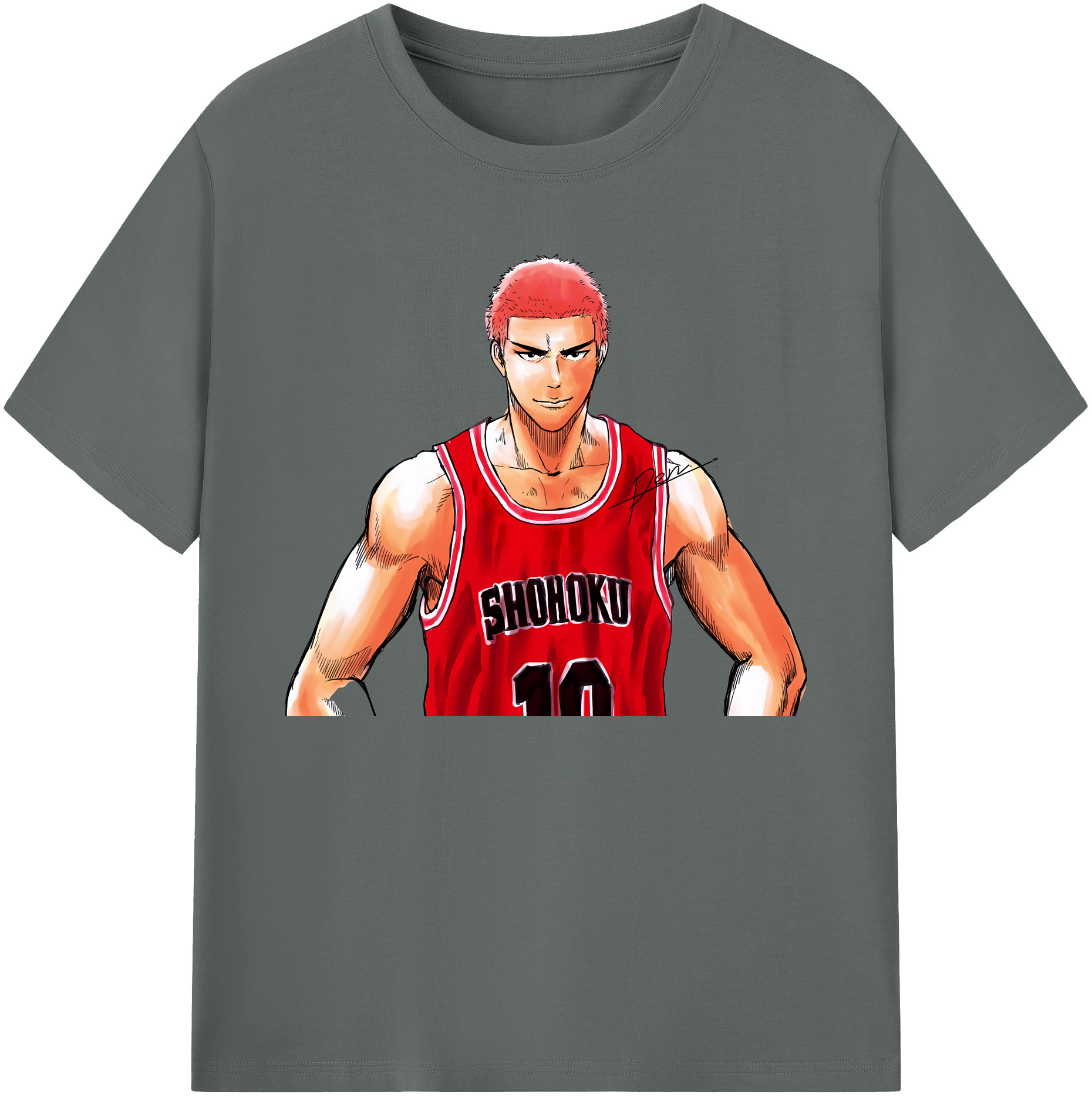 （画像用） SLAM DUNK／スラムダンク 綿100％ メンズ半袖Tシャツ｜肌触りやわらか＆通気性